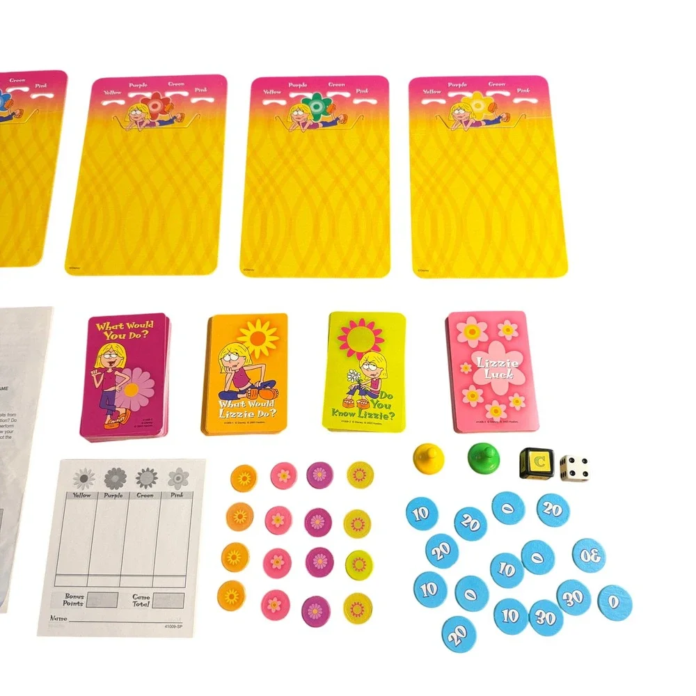 Milton Bradley Disney Lizzie McGuire What Would Lizzie Do? Board Game 2003 41009